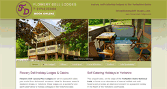 Desktop Screenshot of flowerydell-lodges.com